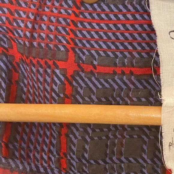 Free People One Sadie Semi Sheer Plaid Dress Size XS Tie Waist Button Down - Picture 7 of 7